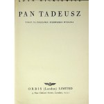 MICKIEWICZ Adam - PAN TADEUSZ Wyd.Orbis London