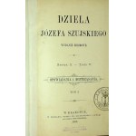 SZUJSKI Józef - DZIEŁA Serya II. - Tom V. OPOWIADANIA I ROZTRZĄSANIA.1885