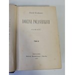 SIENKIEWICZ Henryk - RODZINA POŁANIECKICH. Powieść [wydanie pierwsze 1895]