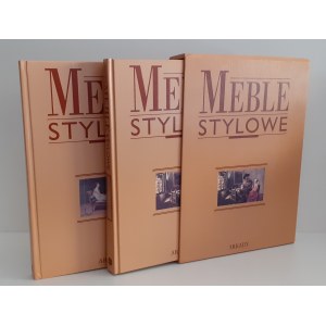 MEBLE STYLOWE Tom I-II Wydawnictwo ARKADY Liczne ilustracje i rozkładane tablice