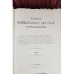NAUMANN NATURGESCHICHTE DER VÖGEL 449 FARBIGE LITHOGRAPHIEN (1895-1905)