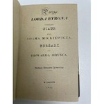 MICKIEWICZ [ Poezye t 7] GIAUR KORSARZ Paryż 1835