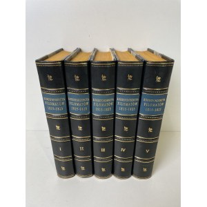 CORRESPONDENCE OF PHILOMATES 1815-1823 volumes 1-5
