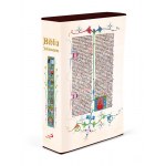 BIBLIA JUBILEUSZOWA zilustrowana miniaturami z Biblii gnieźnieńskiej z roku 1414.