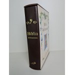 BIBLIA JUBILEUSZOWA zilustrowana miniaturami z Biblii gnieźnieńskiej z roku 1414.