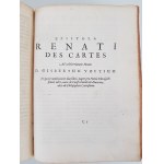 DESCARTES [CARTESIANISCHE] OPER [PRINCIPIA PHILOSOPHIAE] 1656