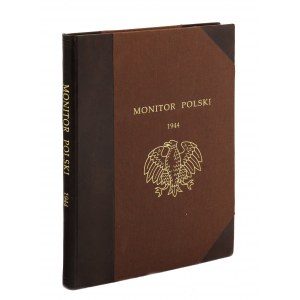 MONITOR POLSKI MANIFEST LIPCOWY Rok 1944 (Nr 1-19)