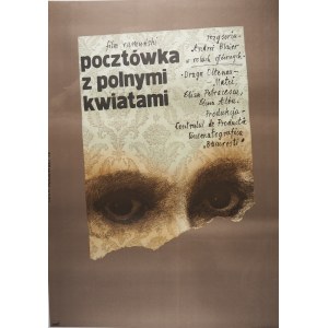 MAJEWSKI Lech - Pocztówka z polnymi kwiatami - 1975