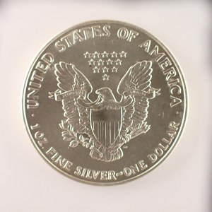 1 Oz. Fine Silver Eagle - 1 Dollar 1992, Ag,