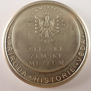 Česká republika / AE med. 200 let slezského zemského muzea 1814 - 2014, bílý kov,