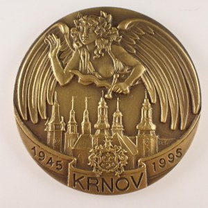 Česká republika / AE med. Krnov 1945 - 1995, sig. P.Ch., bronz,
