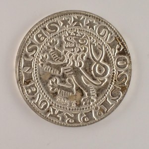Česká republika / AR med. pražského groše, 1994, zn. mincovny Jablonec, 25 mm, 3,65 g, Ag,