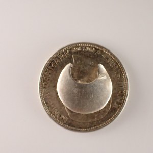 Mince jako šperk - Dánsko 1 koruna 1915, knoflík ,