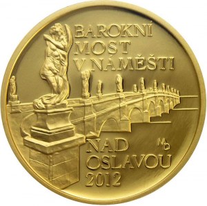 ČR [1993 - ...] / 5000 Kč Barokní most v Náměšti nad Oslavou 2012, cert., etue, Au,