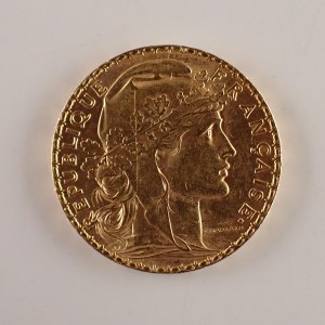 Francie / 20 Francs 1906, Au,