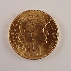 Francie / 20 Francs 1910, Au,