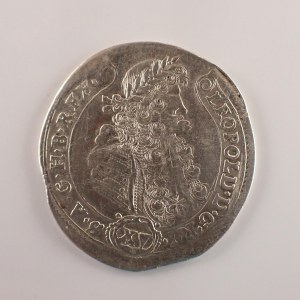 Leopold I. [1657 - 1705] / XV Krejcar 1689 K.B., Hol.89.1.2, Ag,