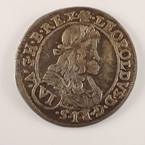 Leopold I. [1657 - 1705] / VI Krejcar 1674 IAN, Stýrsko, Graz-Nowak, orlice, minc. značka v závorce, Ag...