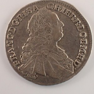 František Lotrinský [1745 - 1765] / XVII Krejcar 1769 P.R, Praha, Hal.1992, 5,79g, Ag,
