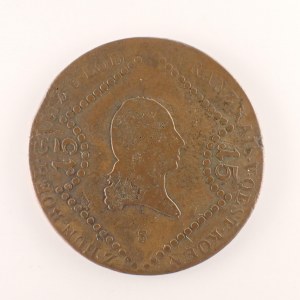 František I. Rakouský [1792 - 1835] / 15 Krejcar 1807 S, vada mat., Cu,