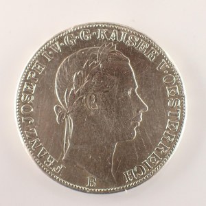 Rakouská konvenční a spolková měna / 1 Spolkový Tolar 1864 B, 18.44g, Ag,
