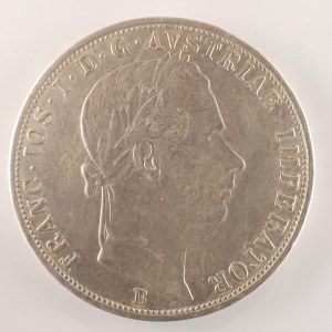 Rakouská konvenční a spolková měna / 2 Zlatník 1859 B, Ag,