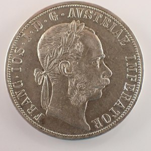 Rakouská konvenční a spolková měna / 2 Zlatník 1881 b.z., Ag,