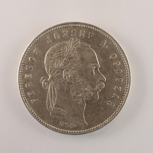 Rakouská konvenční a spolková měna / 1 Zlatník 1869 GYF, Ag,
