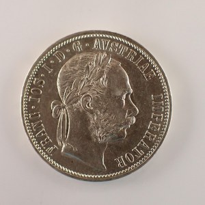 Rakouská konvenční a spolková měna / 1 Zlatník 1878 b.z, Ag,