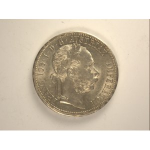 Rakouská konvenční a spolková měna / 1 Zlatník 1879 b.z., hranka, sbírkový, Ag,