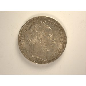 Rakouská konvenční a spolková měna / 1 Zlatník 1879 K.B., Ag,