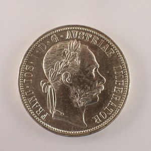 Rakouská konvenční a spolková měna / 1 Zlatník 1880 b.z., Ag,