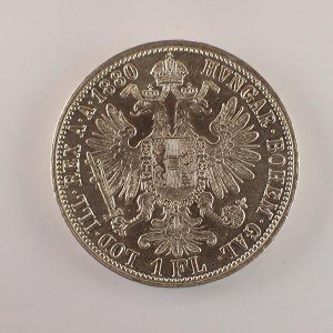 Rakouská konvenční a spolková měna / 1 Zlatník 1880 b.z., Ag,