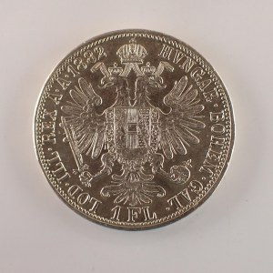 Rakouská konvenční a spolková měna / 1 Zlatník 1882 b.z., Ag,