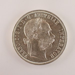 Rakouská konvenční a spolková měna / 1 Zlatník 1883 b.z., sbírk., Ag,
