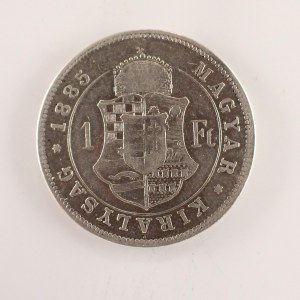 Rakouská konvenční a spolková měna / 1 Zlatník 1885 K.B., Ag,