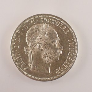 Rakouská konvenční a spolková měna / 1 Zlatník 1891 b.z., dr. hra, Ag,