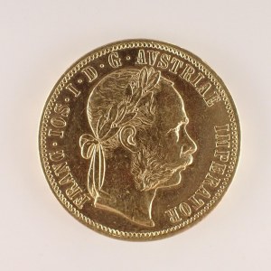 Rakouská konvenční a spolková měna / 1 Zlatník 1891 b.z., silně zlaceno, Ag pokov Au,