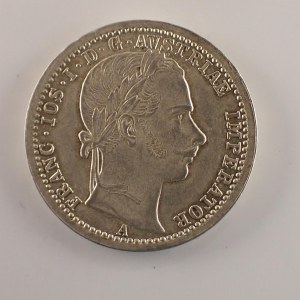Rakouská konvenční a spolková měna / 1/4 Zlatník 1862 A, sbírk., Ag,