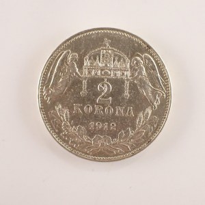 Korunová měna [1892 - 1918] / 2 Koruna 1912 K.B., Ag,