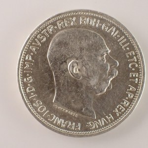 Korunová měna [1892 - 1918] / 2 Koruna 1913 b.z., Ag,