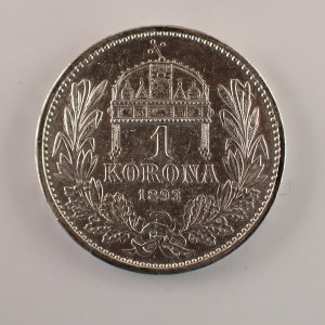 Korunová měna [1892 - 1918] / 1 Koruna 1893 K.B., Ag,