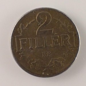 Korunová měna [1892 - 1918] / 2 Filler 1918 KB, Fe,