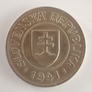 Období 1939-1945 - Slovenský štát / 1 Ks 1941, CuNi,