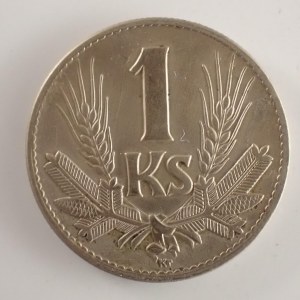 Období 1939-1945 - Slovenský štát / 1 Ks 1942, CuNi,