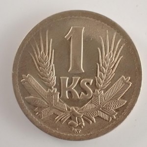 Období 1939-1945 - Slovenský štát / 1 Ks 1945, CuNi,