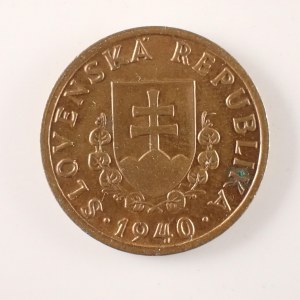 Období 1939-1945 - Slovenský štát / 20 Haléř 1940, skvrnka, Cu,