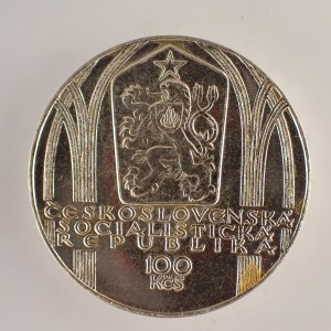 Období 1945-1990 / 100 Kčs 1980 Parléř, Ag,