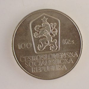 Období 1945-1990 / 100 Kčs 1985 Hollý, Ag,