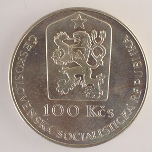 Období 1945-1990 / 100 Kčs 1990 Kupecký, Ag,